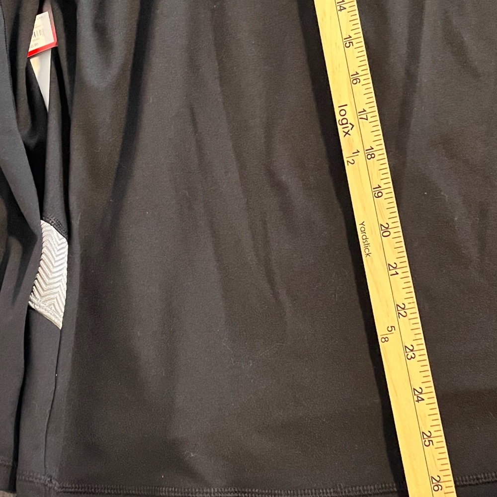 Casual FILA Women’s Black Long Sleeve 1/4 zip Jacket Top with Gray Accents NWT - Picture 5 of 9